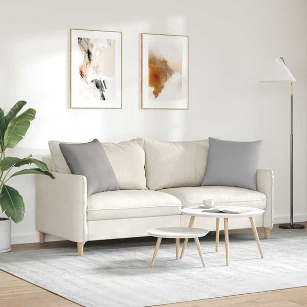Sofakuddar 2 pcs Moln Grå 50 x 50 cm tyg