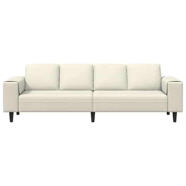 Vardagsrumsoffa Kräm 250 x 77 x 76 cm