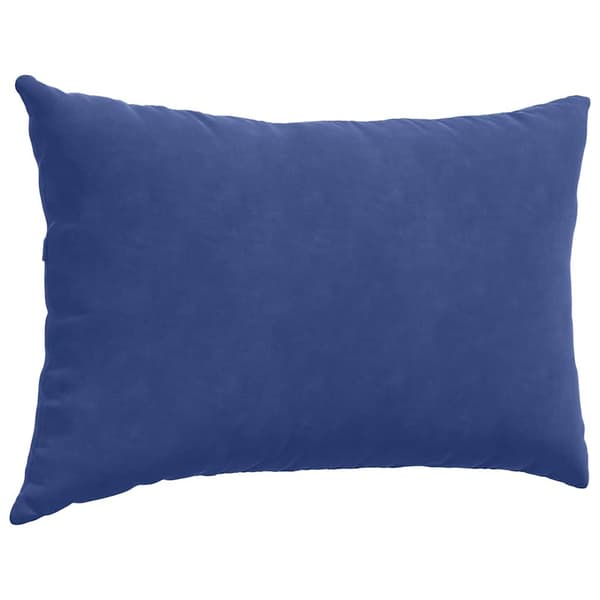 Sofakuddar 2 pcs Polisblå 60 x 40 cm Kordread tyg