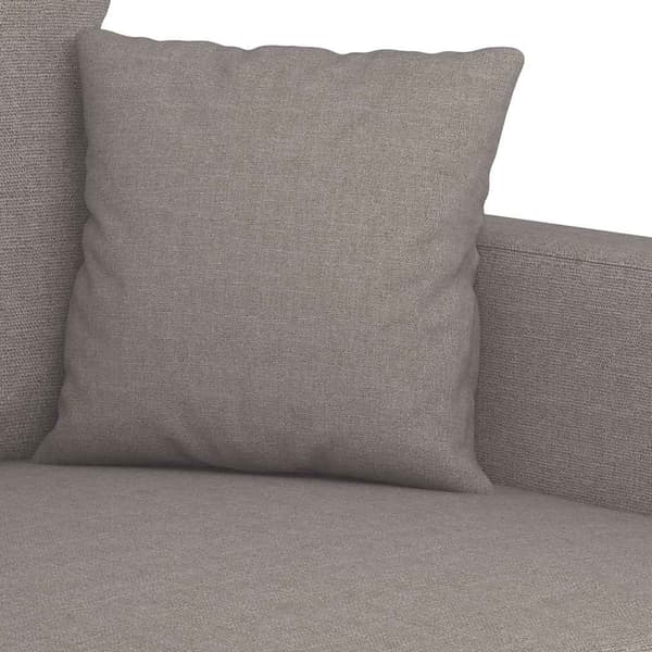 2-sitssoffa taupe 120 cm tyg