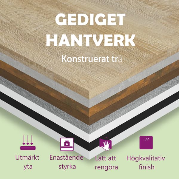 Skänk vit 80x40x75 cm