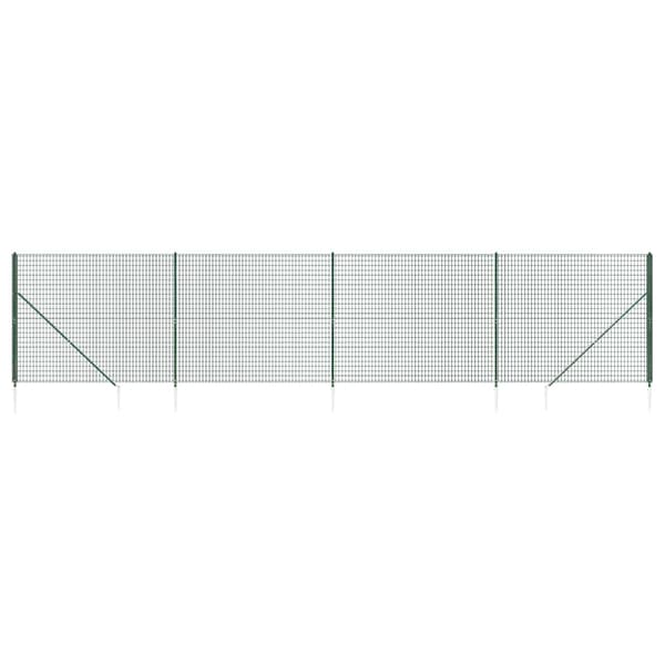 Stängsel med markspett grön 2x10 m