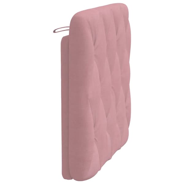 Headboard Cushion Pink 80 cm Velvet