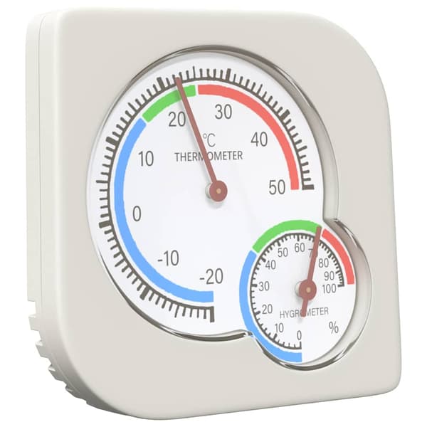 Termo Hygrometer Vit 7,5 x 7,5 x 1,2 cm ABS