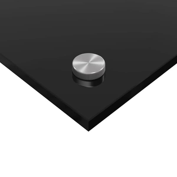 Köksskydd 2 pcs Svart 90 x 40 cm härdat glas