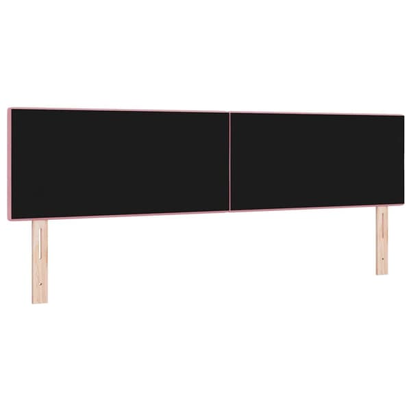 Huvudgavel Rosa 180 cm Sammet