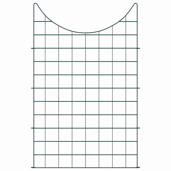 Dammskydd Set 8 pcs Grön 50 x 80 cm Stål