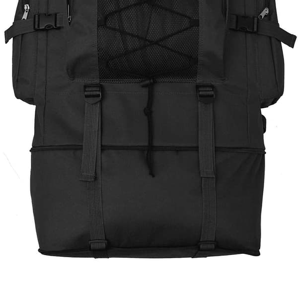 Arméryggsäck XXL 100 L svart