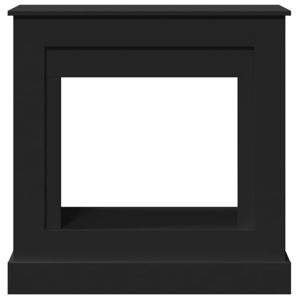 Spiselkrans svart 90x30x90 cm konstruerat trä