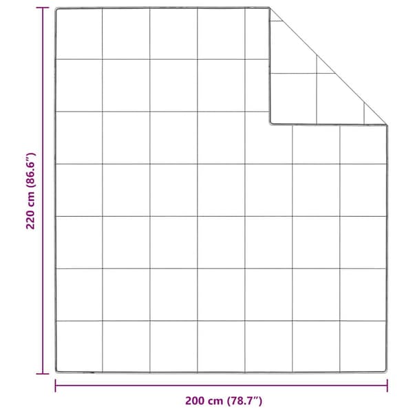 Vinter Täcke Vit 200 x 220 cm Fjäder