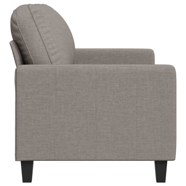 2-sitssoffa taupe 140 cm tyg