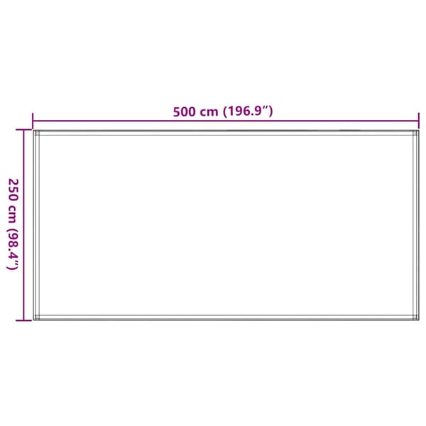 Tältmatta 250x500 cm antracit