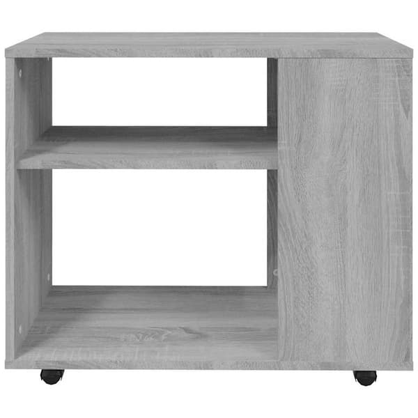 Sidobord grå sonoma 70x35x55 cm konstruerat trä