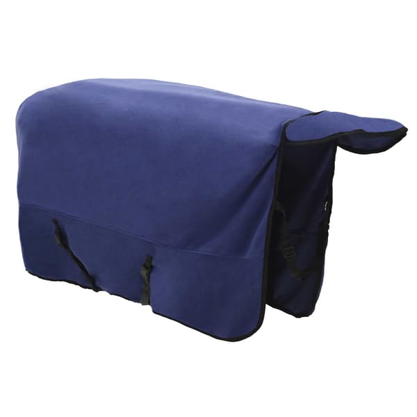 Hästdyna Mörkblå 165 cm Polyester Fleece