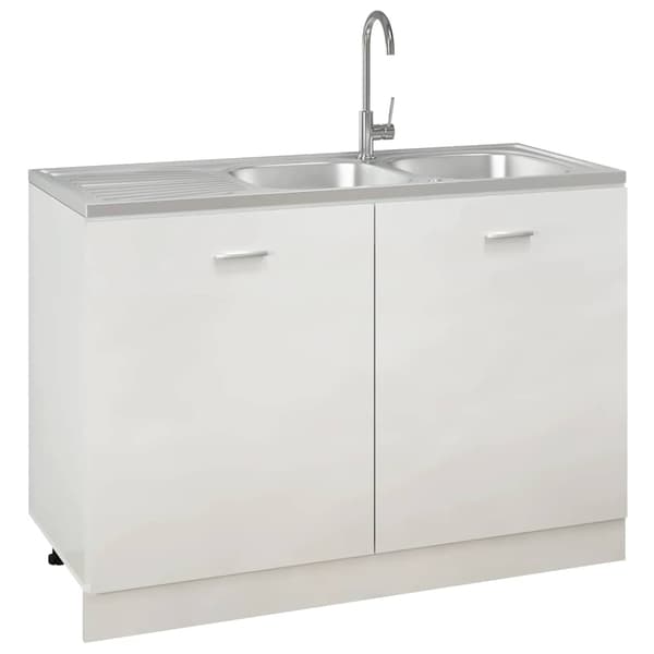 Dubbla diskhoar silver 1200x500x155 mm rostfritt stål