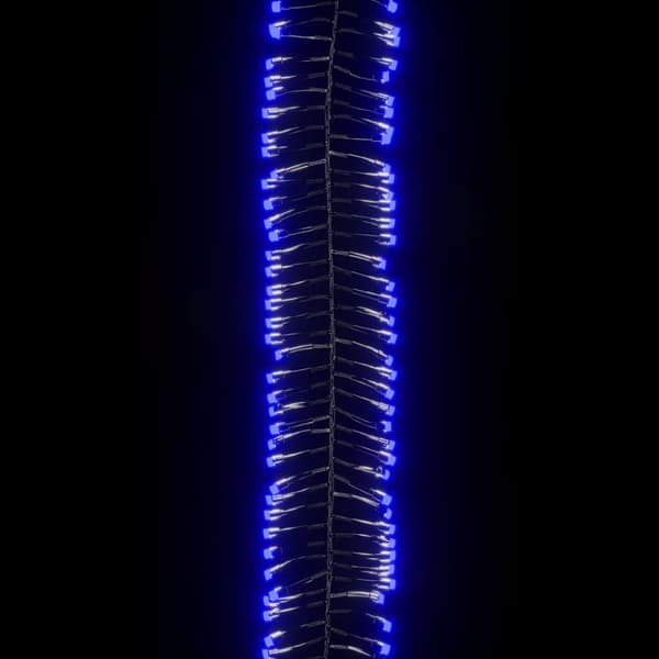 Ljusslinga med 1000 LED cluster blå PVC