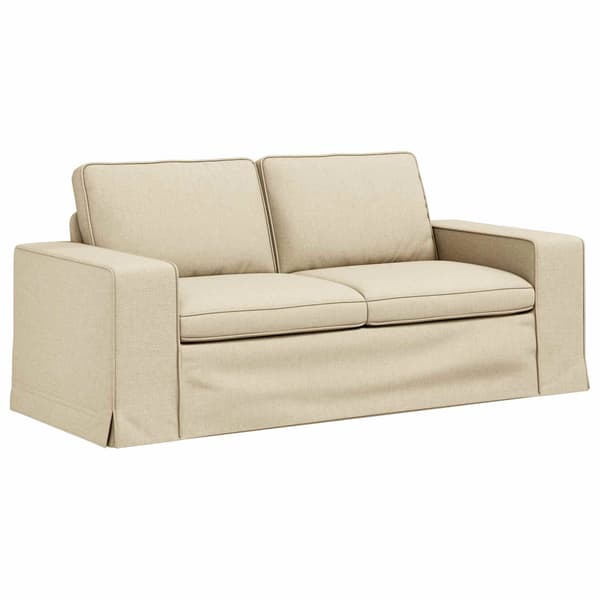 Soffa Kräm 182 x 80 x 82 cm tyg