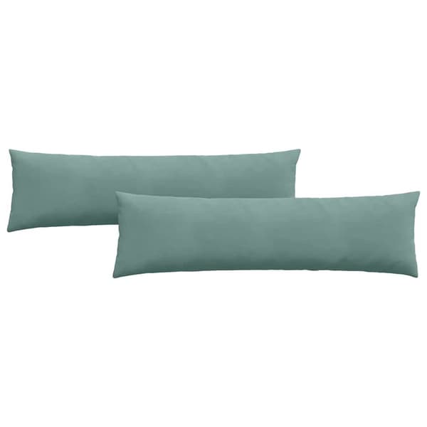 Sofakuddar 2 pcs Havgrön 145 x 40 cm Kordread tyg