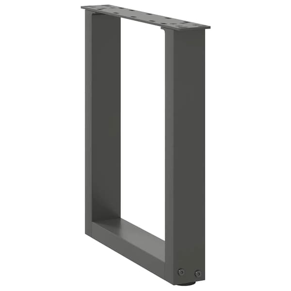Soffbordsben U-formade 2 st antracit 38x(42-43) cm stål