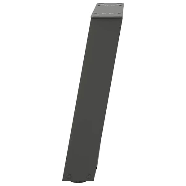 Soffbordsben U-formade 2 st antracit 28x(42-43) cm stål