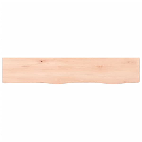 Hyllplan 100x20x4 cm obehandlad massiv ek