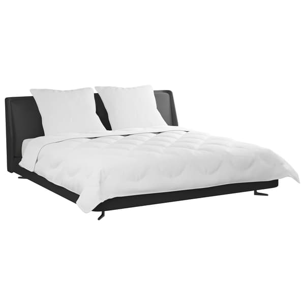 Duntäcke med kudde 3 pcs Vit Mikrofiber