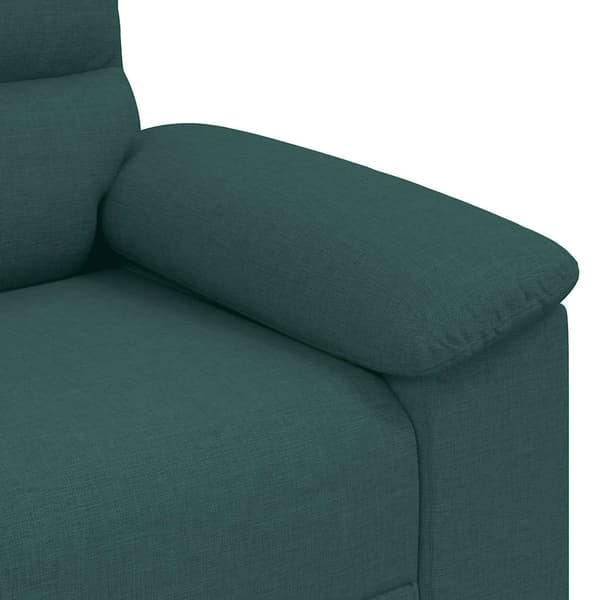 2-sitssoffa mörkgrön 160x81x84 cm tyg