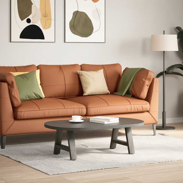 Soffbordsben A-formade 2 st antracit 40x(30-31) cm stål