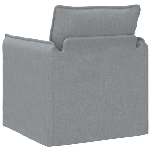 Soffa Ljusgrå 75 x 82 x 85 cm tyg