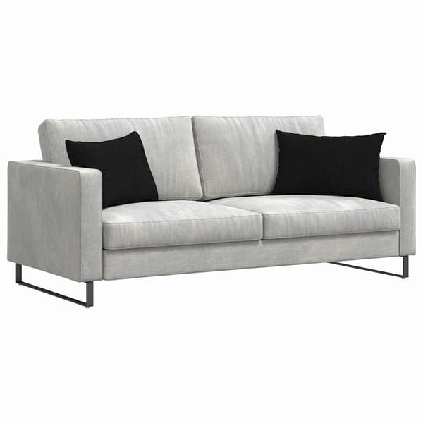 Sofakuddar 2 pcs Svart 60 x 40 cm tyg
