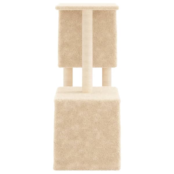 Klösträd med sisalpelare gräddvit 86 cm