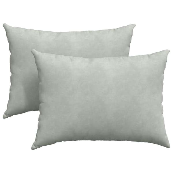 Sofakuddar 2 pcs Ljusgrå 70 x 50 cm Kordread tyg