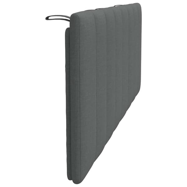 Headboard Cushion "Hanko" Dark Grey 120 cm Fabric