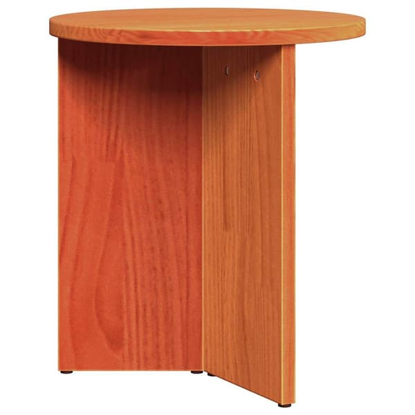 Kaffeebord 2 pcs Vaxbrun Massivt tallträ