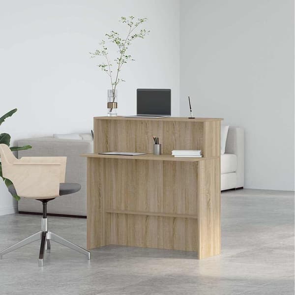 Receptionsdisk Sonoma Ek 100x50x103,5 cm konstruerat trä