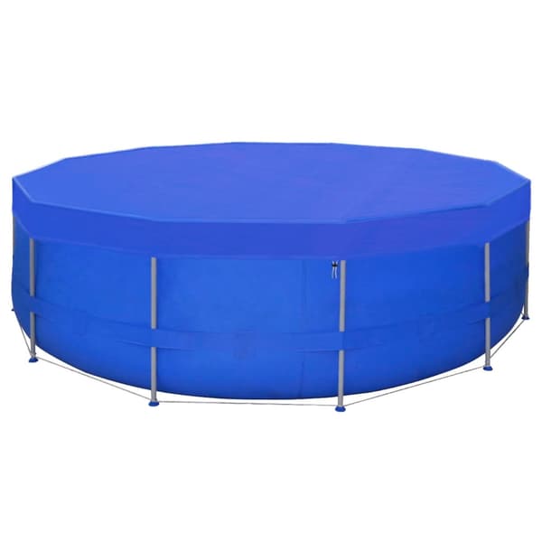 Poolöverdrag PE runt 460 cm 90 g/m²