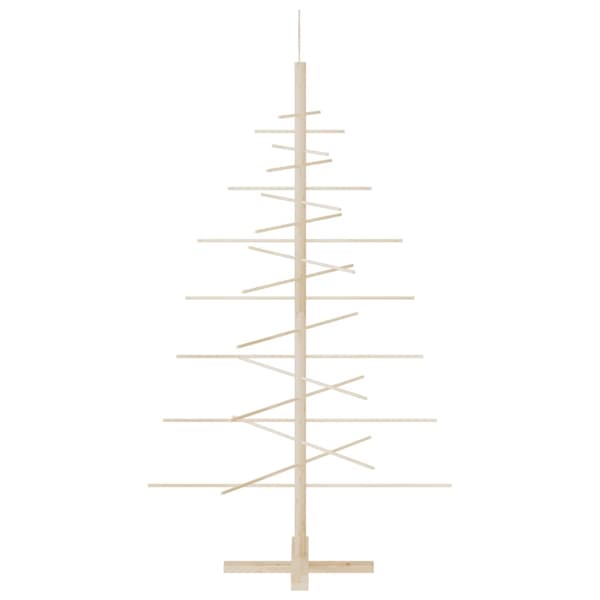 Julgran i trä 150 cm massiv furu