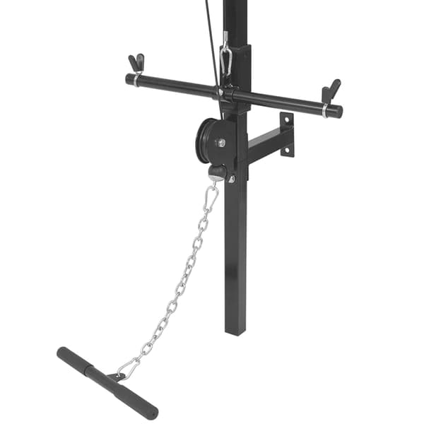 Väggmonterat power tower med viktskivor 40 kg