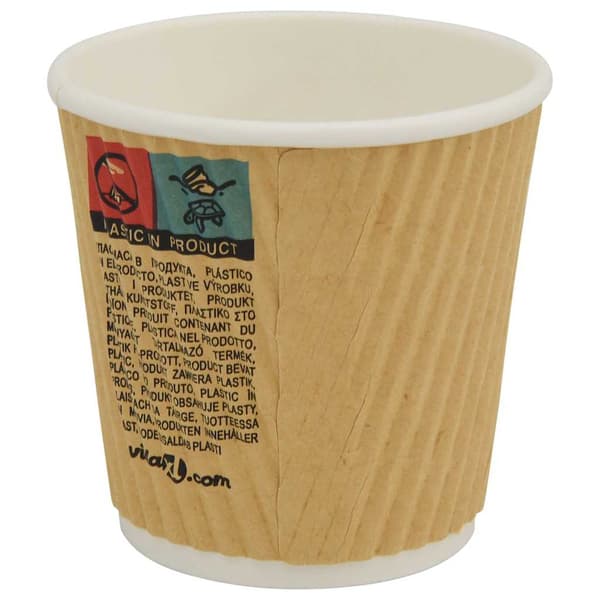 Kaffekoppar i papper 1000 st 4oz 100ml brun