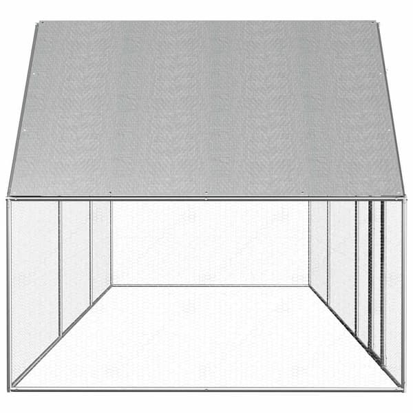Hönsbur 6x2x2 m galvaniserat stål