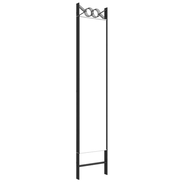 Rumsavdelare 4 paneler vit 160x200 cm tyg