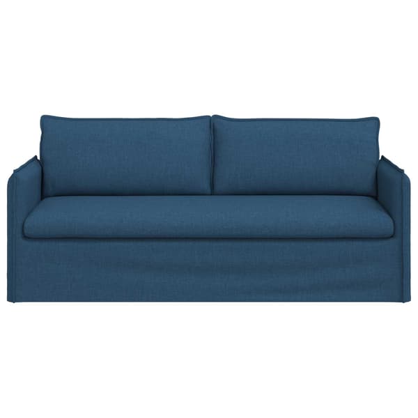 Soffa Blå 196 x 82 x 85 cm tyg