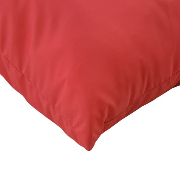 Soffkuddar 4 st röd 60x60 cm tyg
