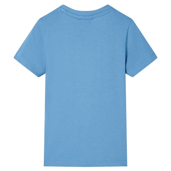 T-shirt för barn mellanblå 116