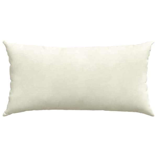 Sofakuddar 2 pcs Kräm 80 x 40 cm Kordread tyg