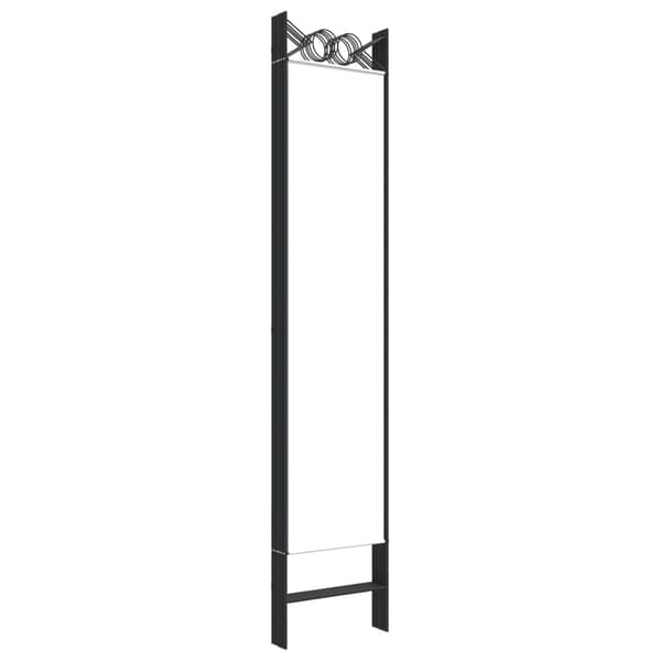 Rumsavdelare 6 paneler vit 240x200 cm tyg