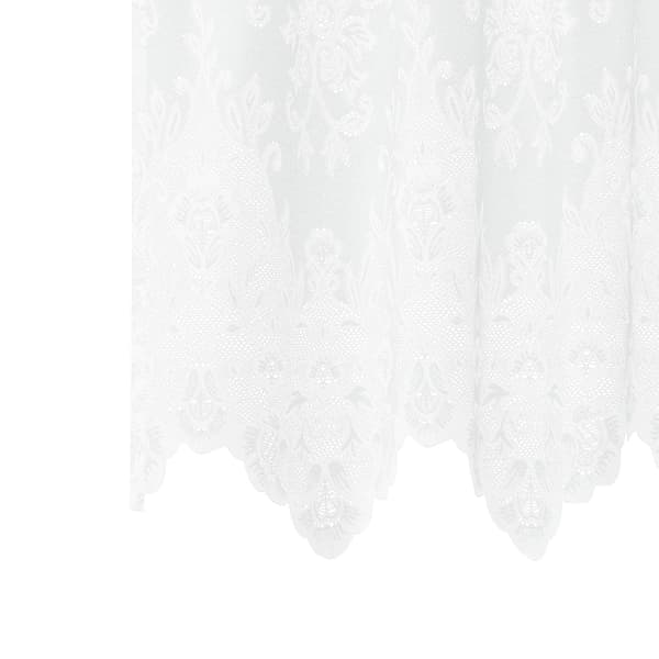Spetsgardin Vit 160 x 200 cm Polyester