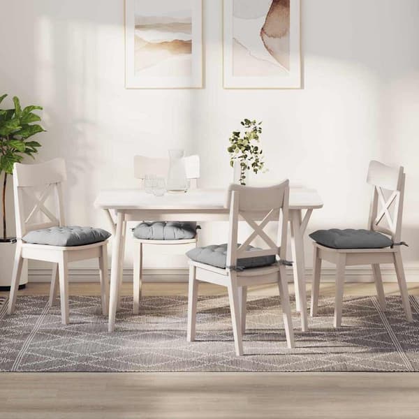 Sittkuddar 4 pcs Moln Grå 40 x 40 x 6 cm tyg