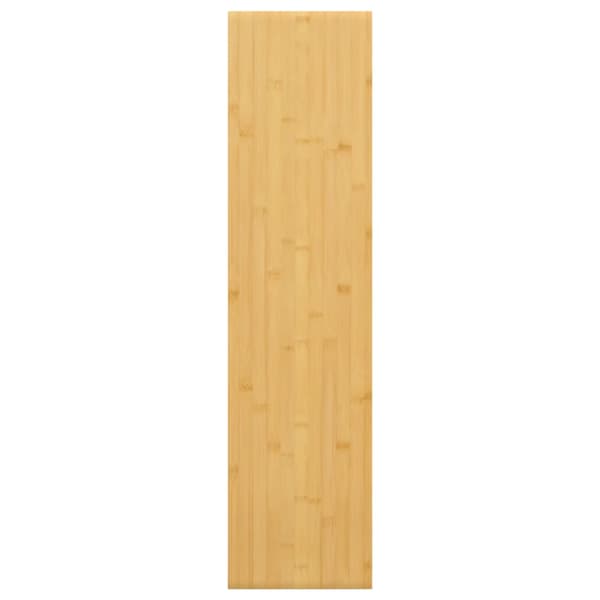 Vägghylla 80x20x4 cm bambu