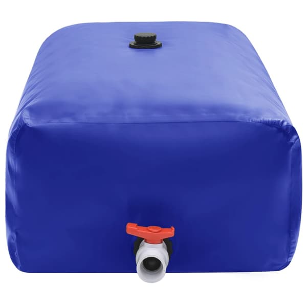 Vattentank med kran vikbar 500 L PVC